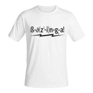 T-shirt | Bazinga équation